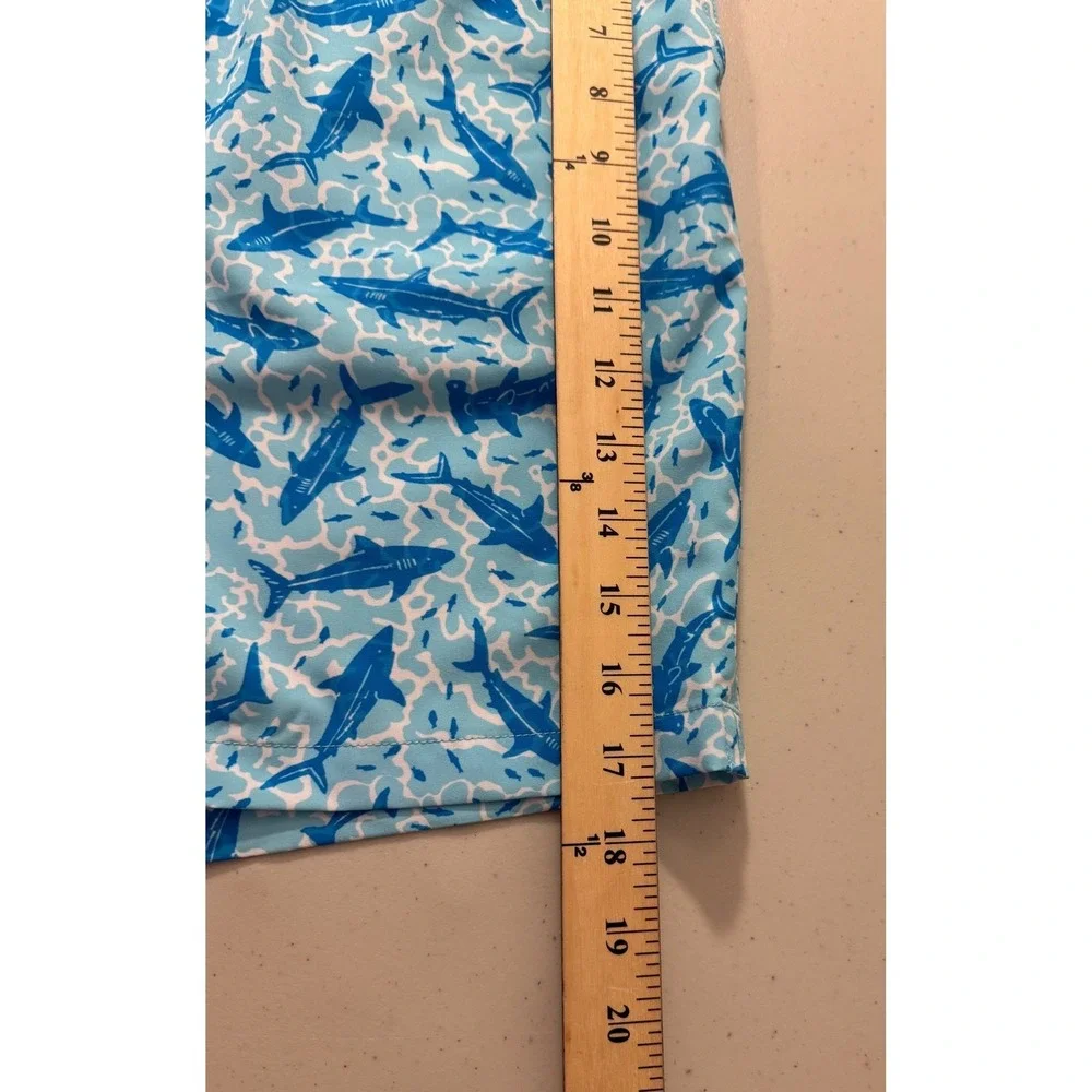 Chubbies Swim‎ Trunks Men XXL Blue Shark Sides 5.5